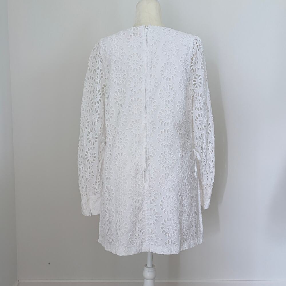 Lilly Pulitzer Aisha Eyelet Romper Dress Resort White sz 14 - Picture 6 of 10